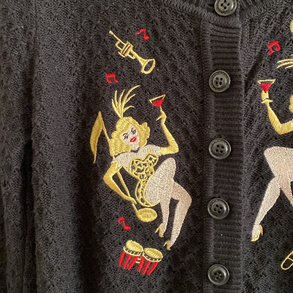 Embroidered Cardigan - Picture 2 of 6